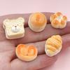 10/100Pcs Simulation Bread Resin Cabochon Flatbacks Fit DIY Scrapbooking Crafts Hair Bow Center Accessories Dollhouse Deco Parts