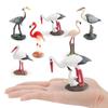 Desktop Flying Bird Models: Educational Flamingo, Heron & Crane Ornaments for Children