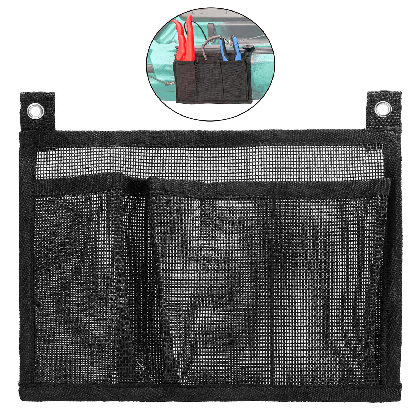Fishing Gear Bag for Kayak Kayak Mesh Storage Side Pouch Boat Fishing Holder Bag Canoe Mesh Bag красный