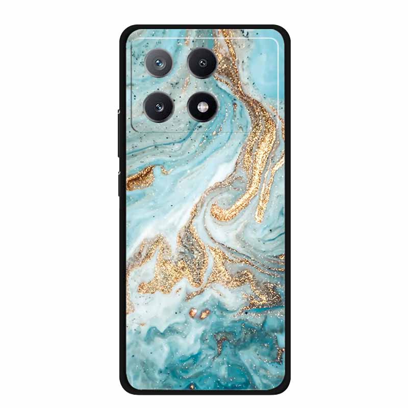 For Xiaomi Poco F8 Pro Case Gradient Marble Silicone TPU Soft Phone Case for Poco F8 Pro Pastel Back Cover Funda Poco F8 Pro 5G