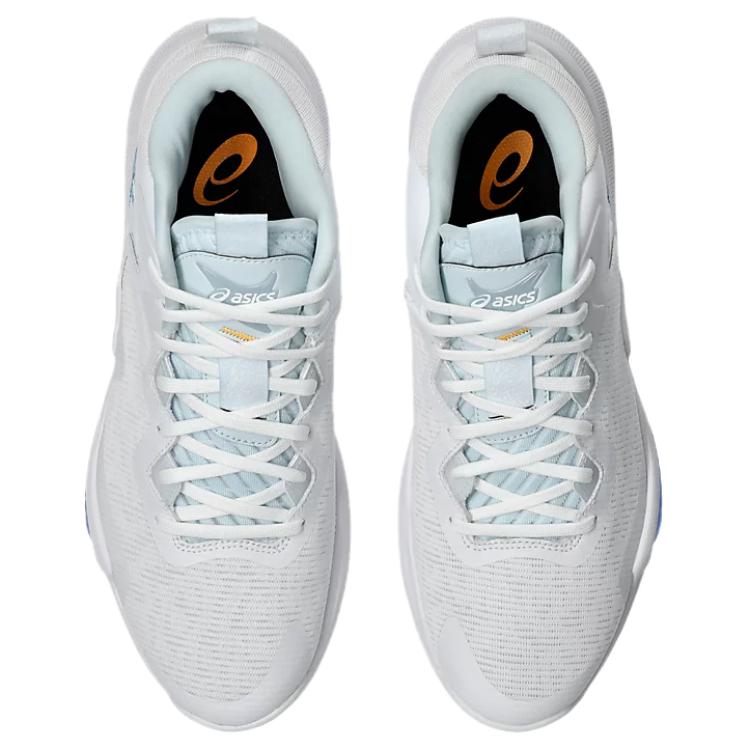 Asics Nova Surge 3 Comfortable Mid-Top Basketball Shoes Men Sneaker White 1061A048-100