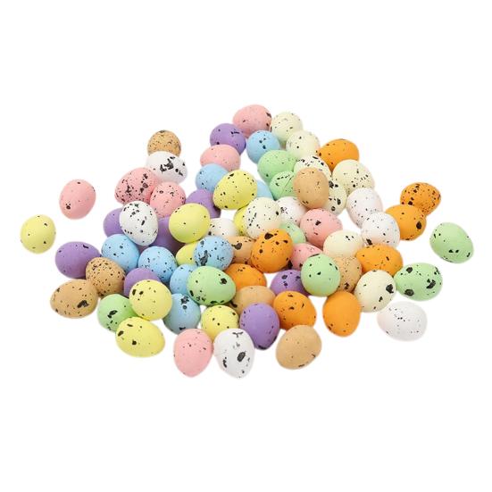 Foam Easter Eggs Realistic Bird Egg Decorations Colorful Foam Egg Keepsakes for Spring Party Decor Basket Fillers