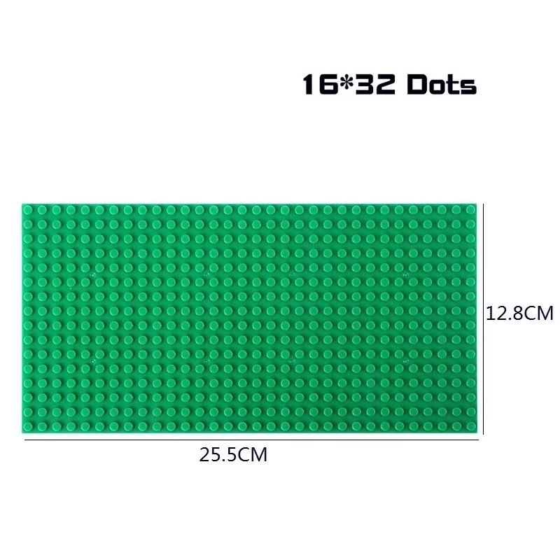 Classic Baseplate 32x32 Dots Building Blocks Bricks Base Plates DIY Plastic Board Building Blocks Baseplates Construction Toys