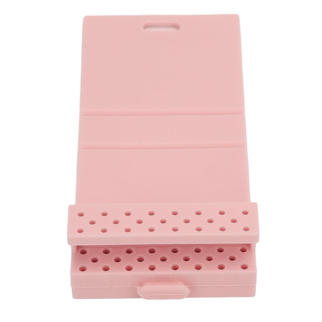 Silicone Nail Drill Bit Holder Foldable Multipurpose Drill Bit Organizer Case Nail Tech Bits