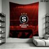Sparta Wall Hanging Printed Fabric Blanket Decorative Tapestries for Bedroom Living Room Home Decor