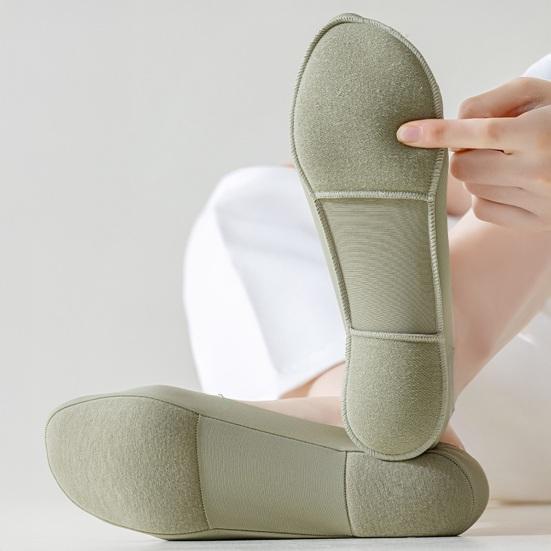 Pair Women Low Cut Liner Socks Non-slip Breathable Sweat-Absorbent Invisible Socks Summer