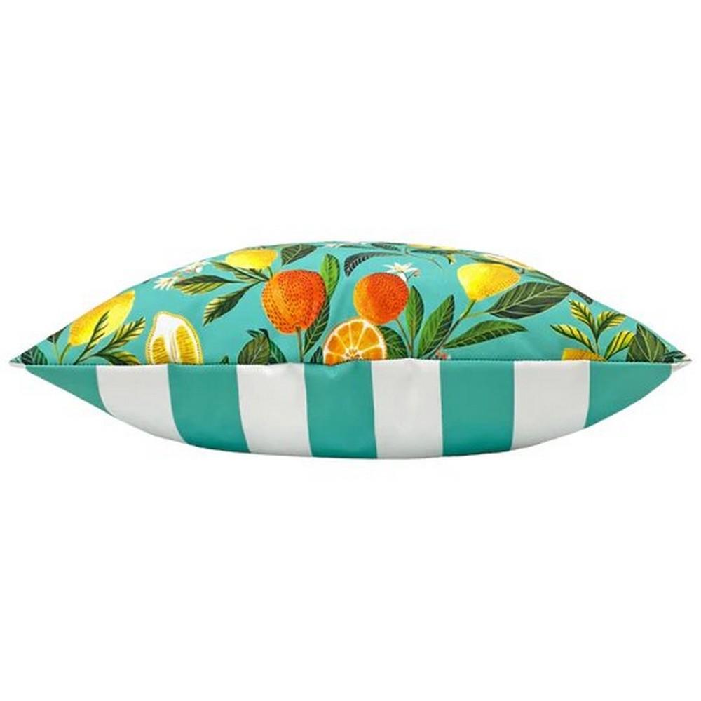 Evans Lichfield Orange Blossom Square Outdoor Cushion Cover