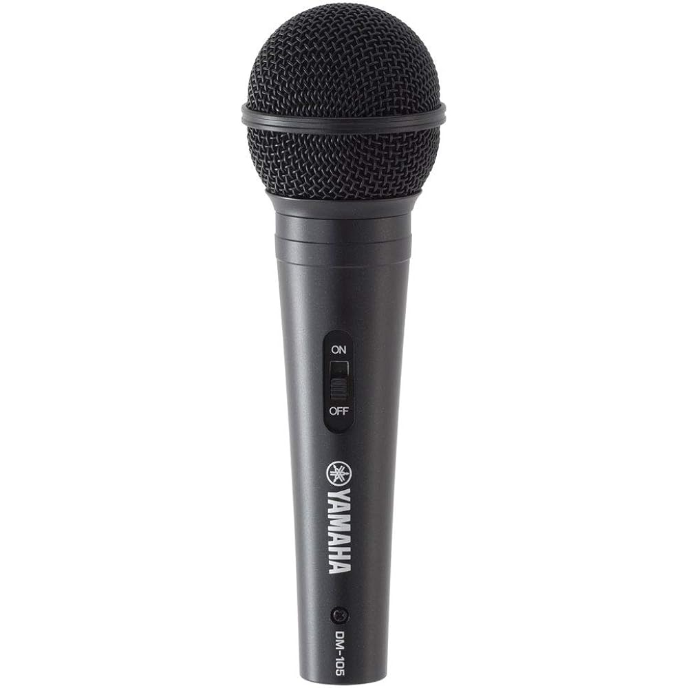 Yamaha (YAMAHA) Dynamic Microphone DM-105 Unidirectional XLR Female to Phone with 5m Cable