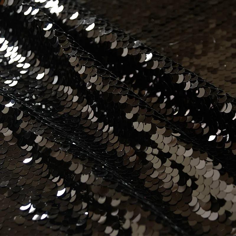50x130cm 9mm Sequin Cloth Color Butyl Cloth Thickened Opaque Stage Background Cloth Decorative Costume Fabri