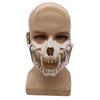 Halloween Latex Maske Skelett Halbmaske Unisex Halloween Tier-Thema Party Cosplay Maske