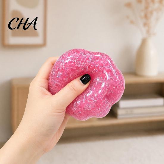 Portable Stress Reliever Relief Fruit Squeeze Toy, Soft Stretchy Sensory Shape Toy Fidget Home Office Worker Relaxation Desk