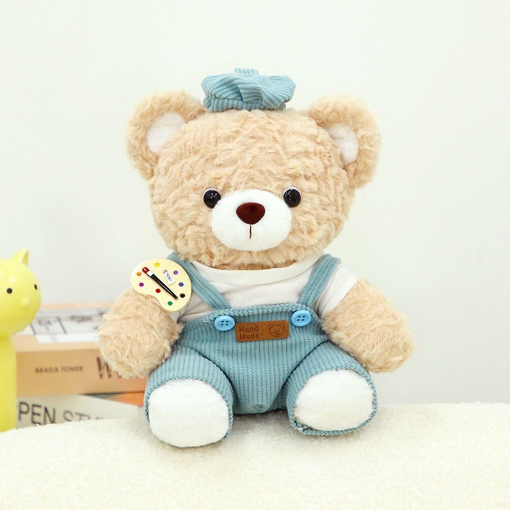 With Hats Bear Wear Clothes Plush Toys Fluffy Rabbit Stuffed Animal  Birthday Parties