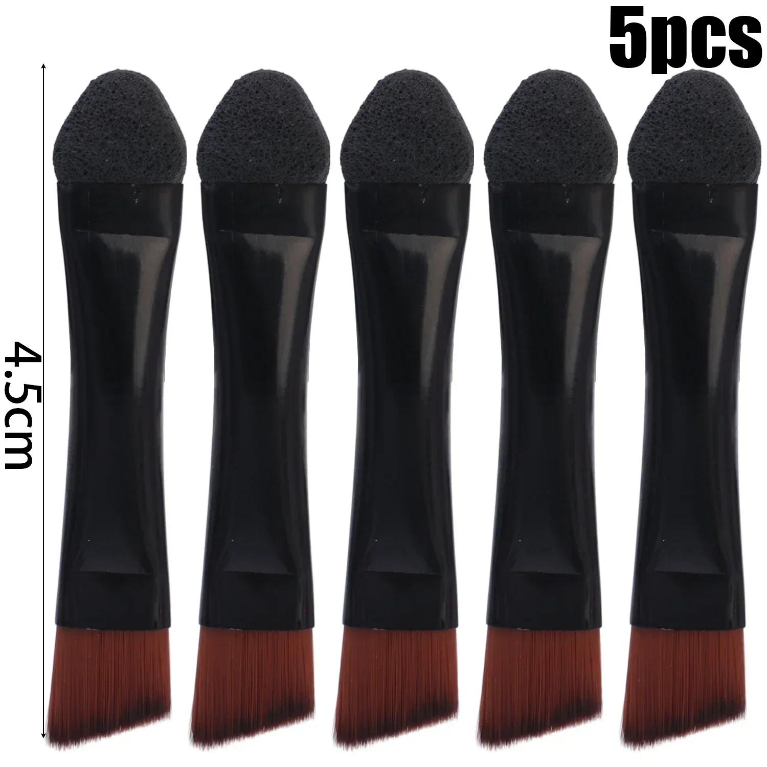 

5/100pcs Mini Eye Shadow Palette Brushes Applicator Make Up Cosmetic Dual Ended Sponge Head Eyebrow Eyeliner Brush Tool