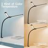 Double Head Led Desk Lamp 3 Color Modes Dimmable Clamp Desk Lighting Gooseneck Smart Light  Study