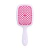 Brosse à cheveux démêlante ventilée avec poignée ergonomique, massage du cuir chevelu, cheveux mouillés, secs, longs, bouclés, moelleux, peigne en nid d'abeille, outil de coiffure pour femmes et filles