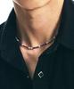 Ssy Red Bean Mint India Stone Glass Bead Necklace