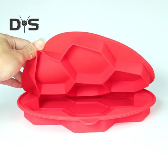 1/2 stk Silikon Hamburger Patty Maker Fryserbeholder non-stick burgerpresseform for pølsebiff sekskantet form BPA-fri grilltilbehør for