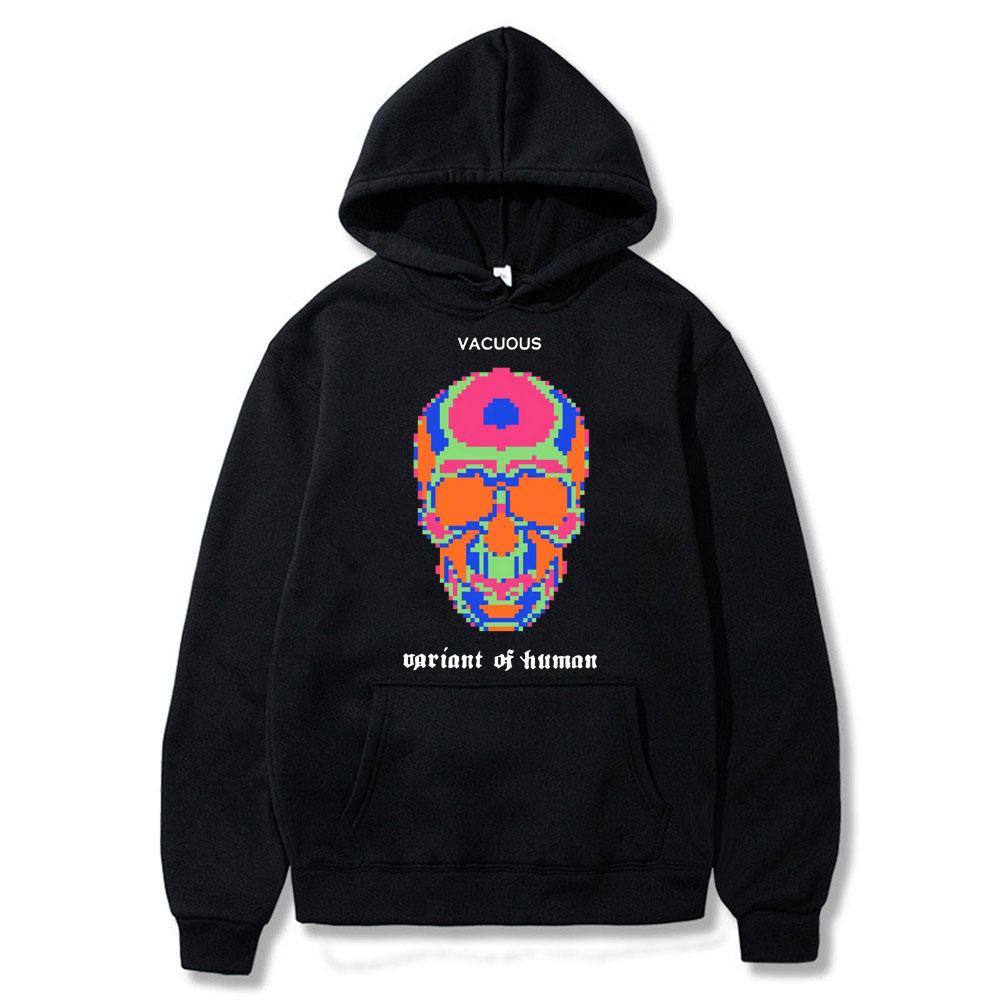 Skelett Wärmebild Grafik Druck Hoodie männer Hip Hop Streetwear Männer Frauen Fleece Baumwolle Hoodies Unisex Mode Sweatshirt