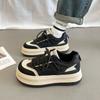 Ins Style Trendy Niche Thick Bottom Big Head Shoes Retro Peplum Breathable Anti-odor Anti-slip Wearable Low-top Sneakers