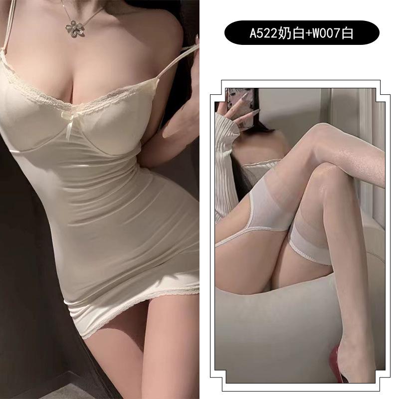 Sexy underwear pure desire suspender waist tight skirt flirting no temptation dress
