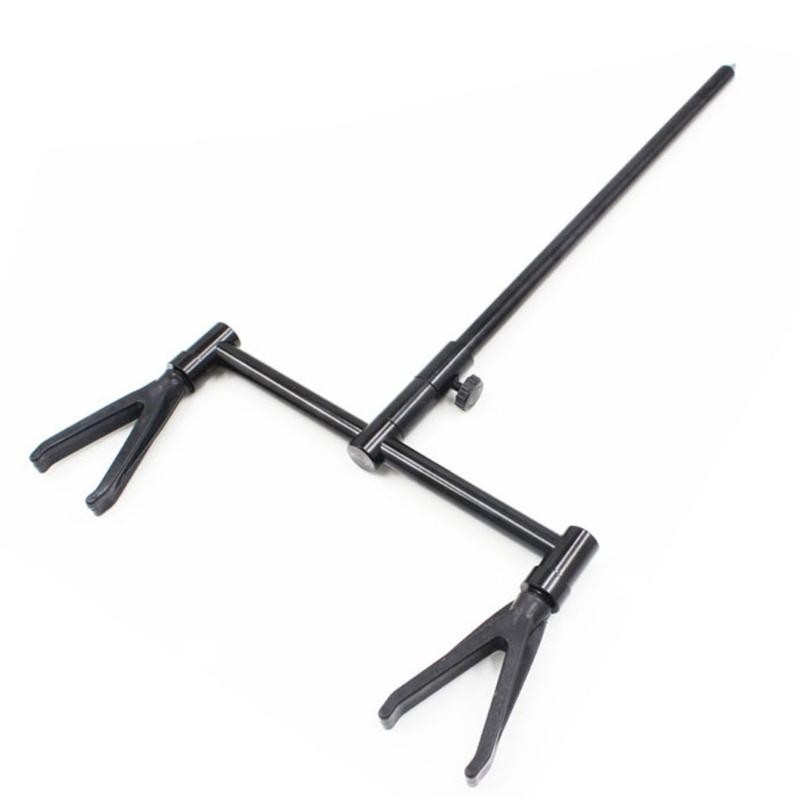 Fishing Rod Support with 2 Head/3 Head for Fishing Rod Bracket Fishing Rod Bracket Fishing Buzzer Bar Bites Alarm Holder