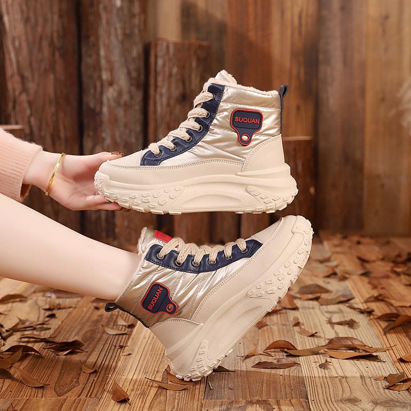 High-top Cotton Shoes Student Winter New Large Cotton Platform Sports Boots Short Boots