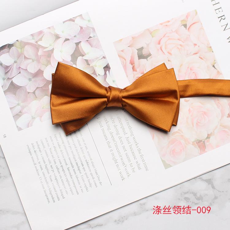 Solid Color Bow Tie, Men'S And Women'S Banquet Performance, Suit, Shirt, Dress, Double Bow.