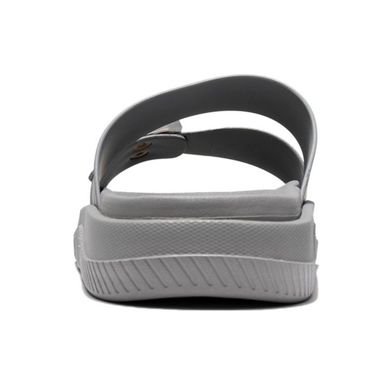 Li Ning Fashion Sports Rubber Sole EVA Slide Sandals Men Footwear Rock-Gray AGAS017-4