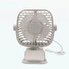 Mini clip electric fan, which can rotate 720 degrees. The stand supports USB charging, and multiple gears can be adjusted.