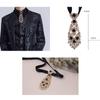 Style Suit Accessories Men Ties Metal Rhinestone Necktie Formal Business Ties Women Necktie
