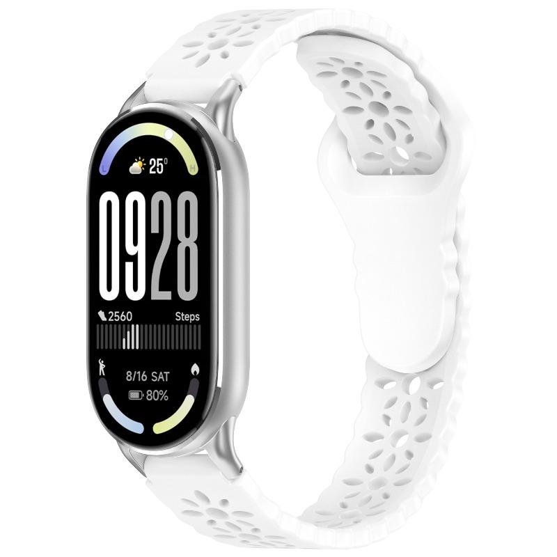 Silicone Strap for Xiaomi Mi Band 10 9 8 NFC Sport Rubber Bracelet Wristband Correa Xiaomi Smart Band 8 9 10 NFC Accessories