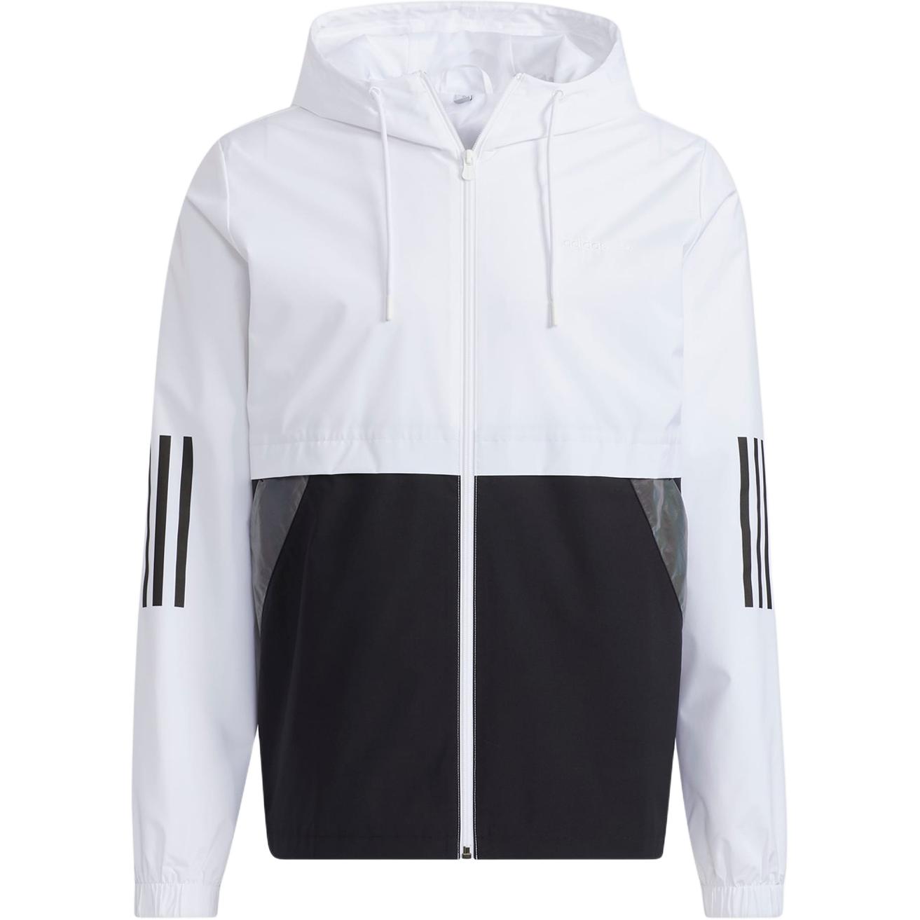

Adidas Neo Color Block Hooded Casual Jacket Men Jackets White H45178 S
