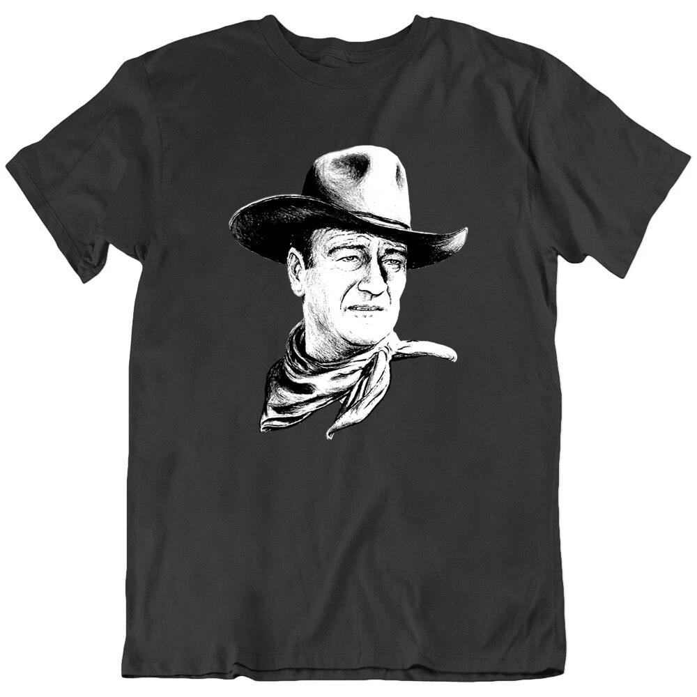 

John Wayne Cowboy Legend Hero Western Country Movie T Shirt Tee Gift New 4XL