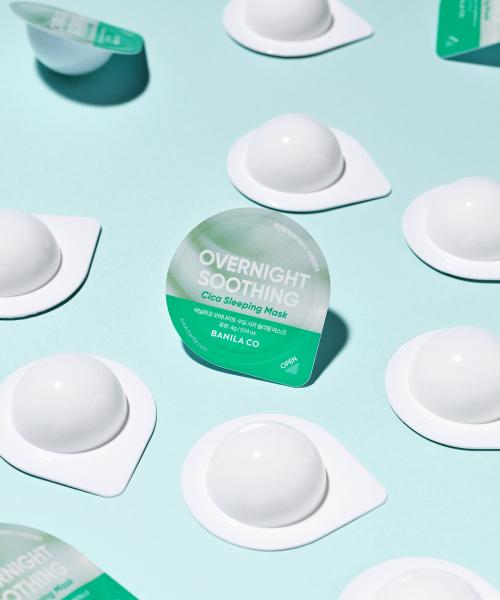 Banila Co. Overnight Soothing Cica Sleeping Mask Travel Kit 4g*12