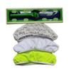 Zesílený elastický pásek Plochá mopová tkanina Coral Fleece/mikrovlákno/žinylka Náhradní rotační mop na čištění podložky do koupelny
