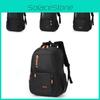 Oxford Fabric School Backpack With Large Capacity Design And Compartment Laptop