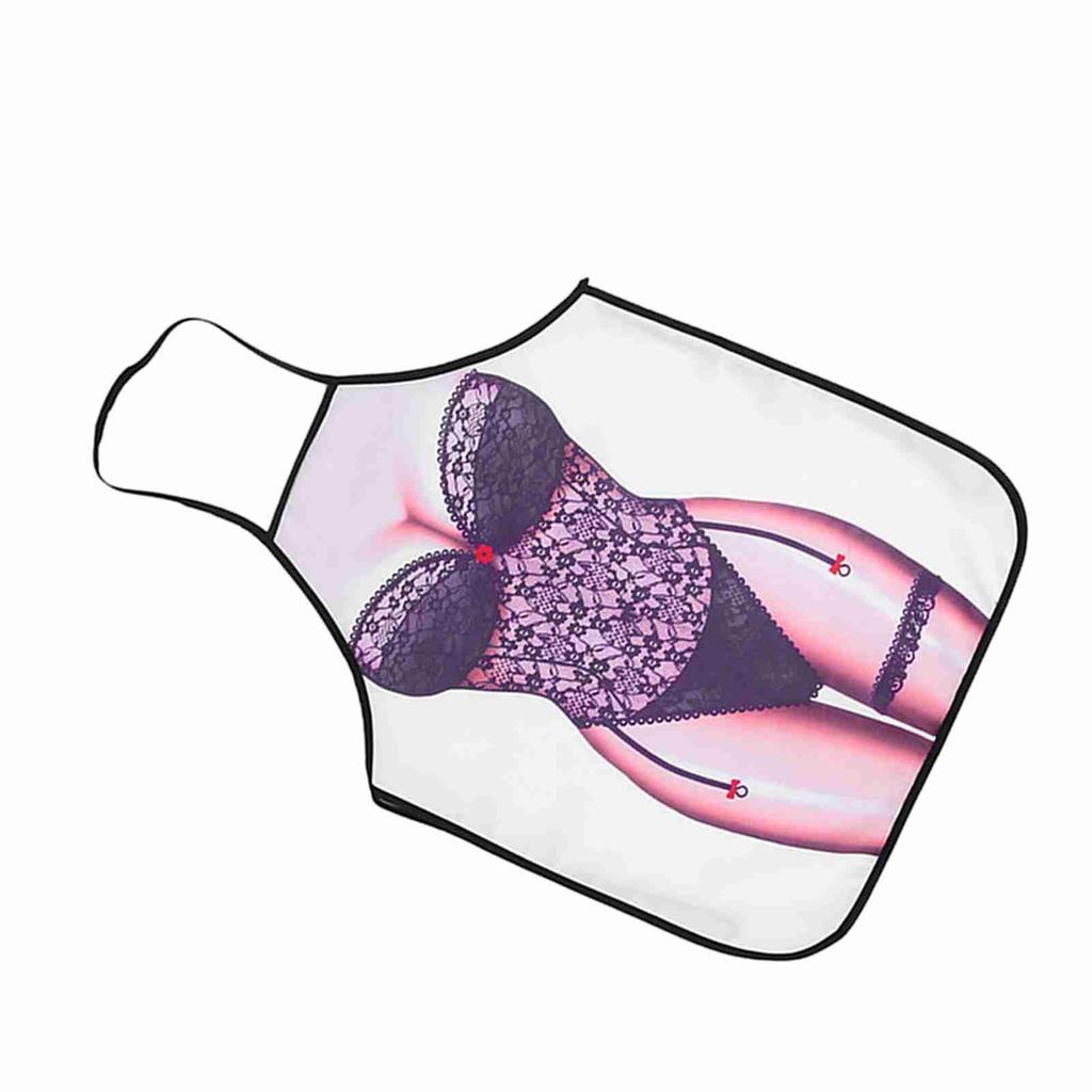 3D Funny Cooking Apron Sexy Man Woman Apron Waterproof Apron