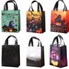 2024 New Halloween Gift Bags Pumpkin Creative Cartoon Hot Press Coated Non-woven Handbags Takeaway Bags Can Be Printed Logo