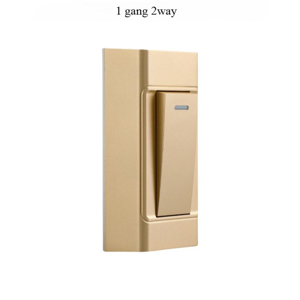 1 Gang 1 Way Surface-mounted Control Switch 2 Gang 2 Way Small Switch Dual Control Switch Bedside