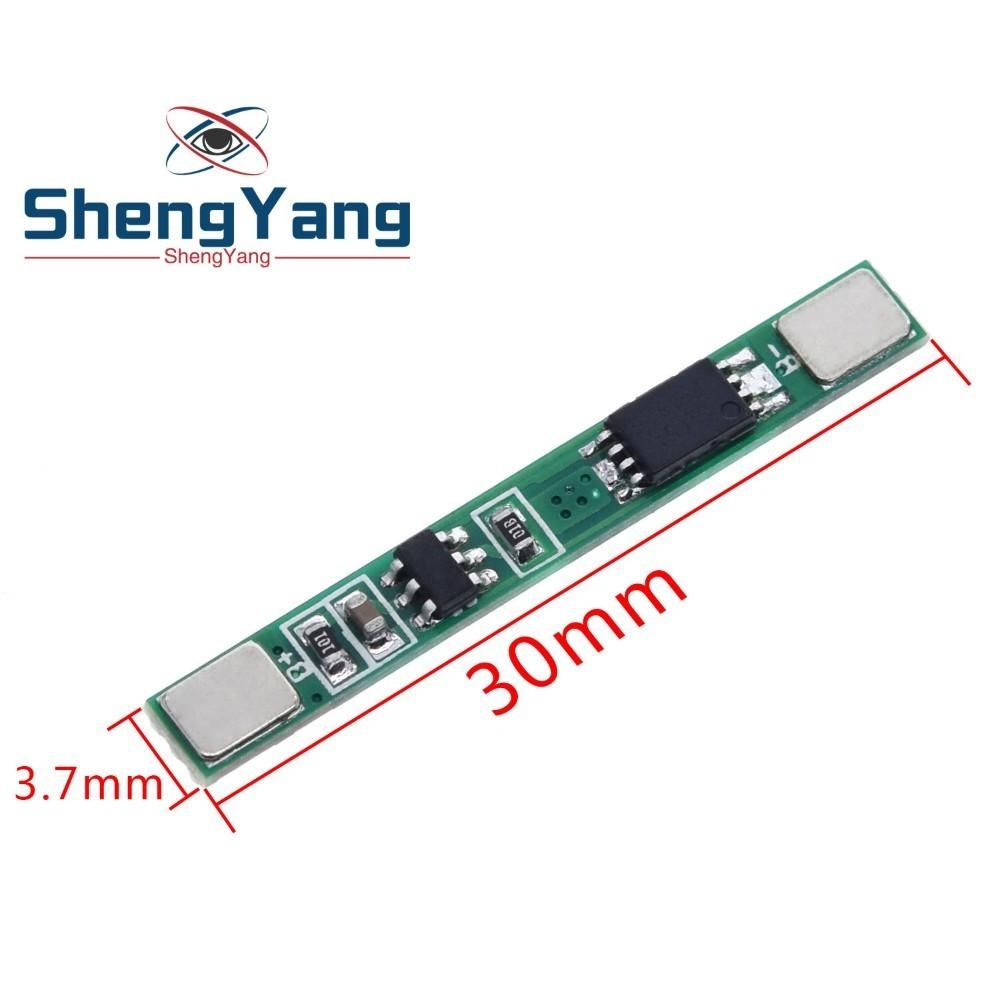 TZT 1PCS/5PCS/10PCS/LOT 1S 3.7V 3A li-ion BMS PCM battery protection board pcm for 18650 lithium ion li battery