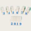 RYZH S-1 Movable Type Digital Number Stamp Set