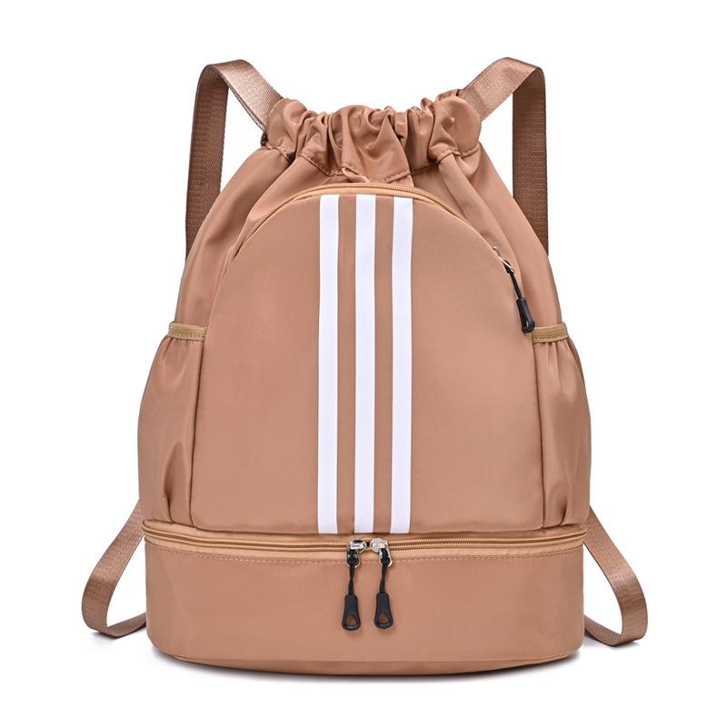 Waterproof sports backpack, drawstring, backpack, bundle bag, male and female students training, fitness shoes, storage bag, basketball bag.