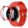 Silicone Strap+TPU Case for Samsung Galaxy Watch 5 44mm 40mm/4 44mm 40mm Sport Wristband for Samsung Watch 5/4 Protective Shell