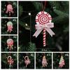 Cartoon Christmas Candy Cane Ornaments Festival Candy Cane Hanging Decorations  Holiday Decor