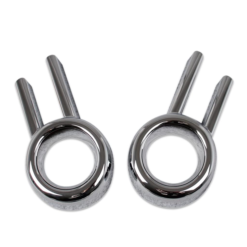 RUIQ Chrome Front Fog Lamp Garnish Bezel Covers for Suzuki Spacia Custom Designed specifically for the Suzuki Spacia MK53S. Custom.