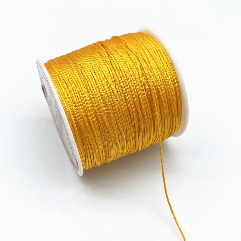 10 Meter 0,8 mm 1,0 mm Nylonschnur Faden Chinesischer Knoten Makramee-Schnur Armband Geflochtene Schnur DIY Quasten Perlen Shamballa-Faden