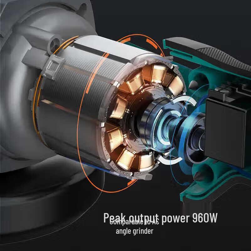 Dayi 40V Cordless Brushless Angle Grinder CN plug (adapter included)