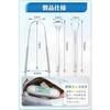Tongue brush stainless steel 3 types cleaner polishing coating cleaning scraper oral care easy use high durability portable storage case 3-piece set