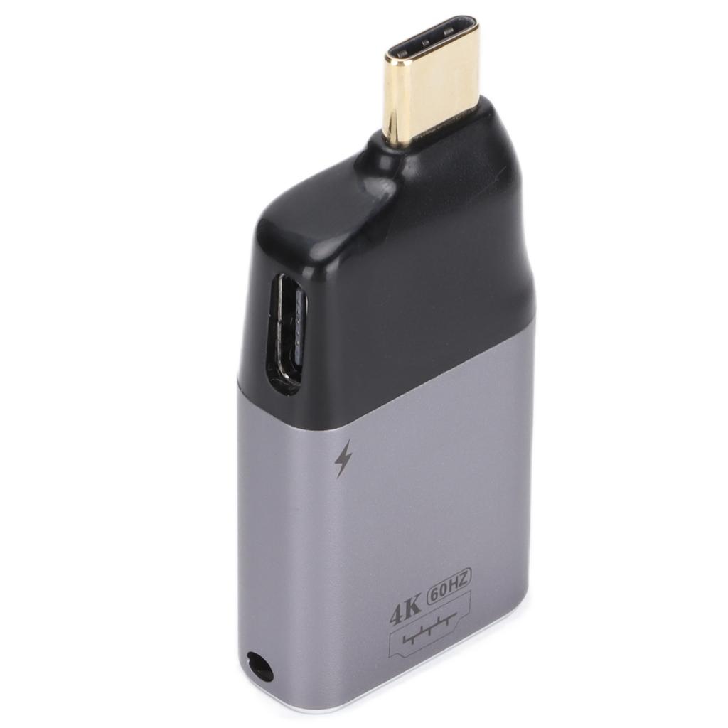 TypeC To HDMultimedia Interface Adapter with Power Port Portable Durable 4K Resolution TypeC Adapter