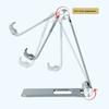 Aluminum Alloy Desktop Holder Stand Silicone Folding Stand Portable Mobile Phone Stand  Desktop